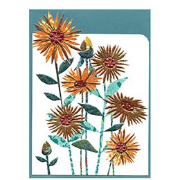 sunflowers, blank