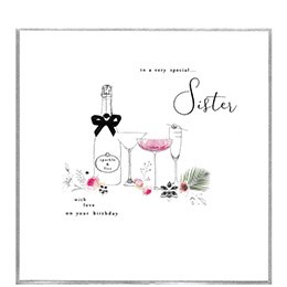 to a very special sister, extra large card