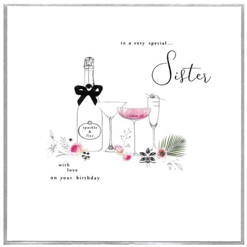 to a very special sister, extra large card