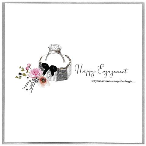 happy engagement, extra large card