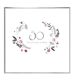 fantastic birthday, 30, extra large card