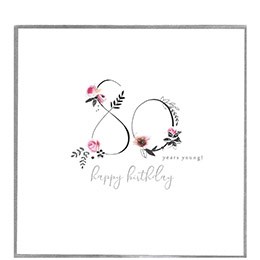 80 years young!, extra large card